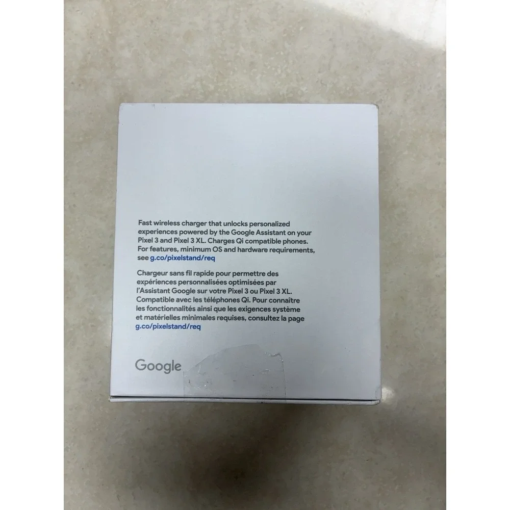 Google Pixel Stand Fast Wireless Charger White GA00507-US for Pixel 3 3 XL Qi